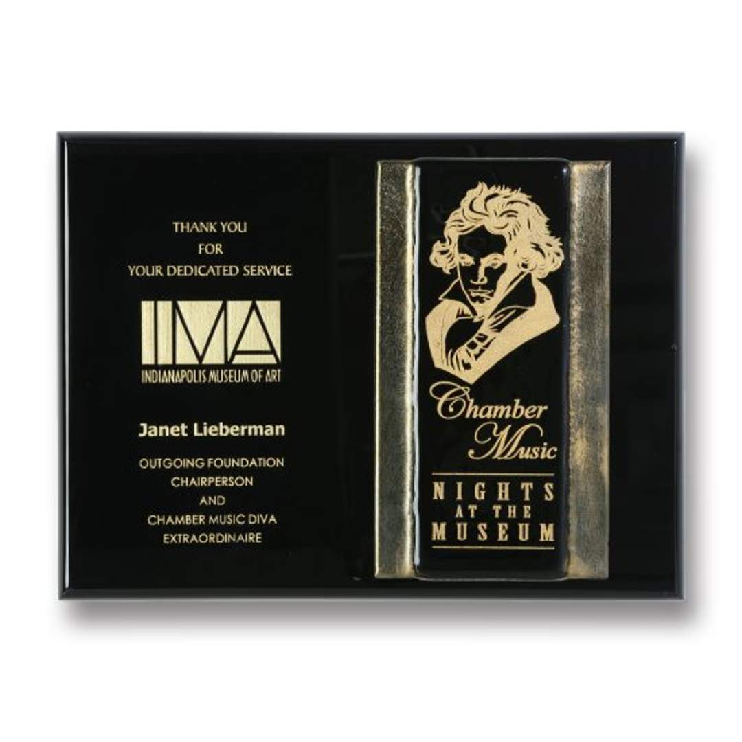 Ebony Fusion Plaque Award 6