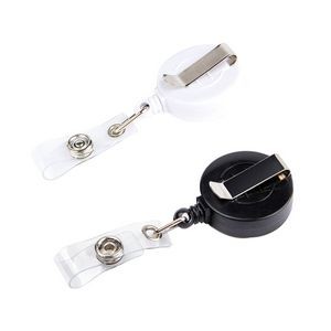 Auto Stretch All Metal Key Chain With Secure Clothing Clips 10