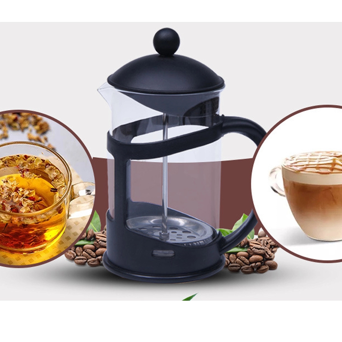 French Press Coffee Maker 600ml 3