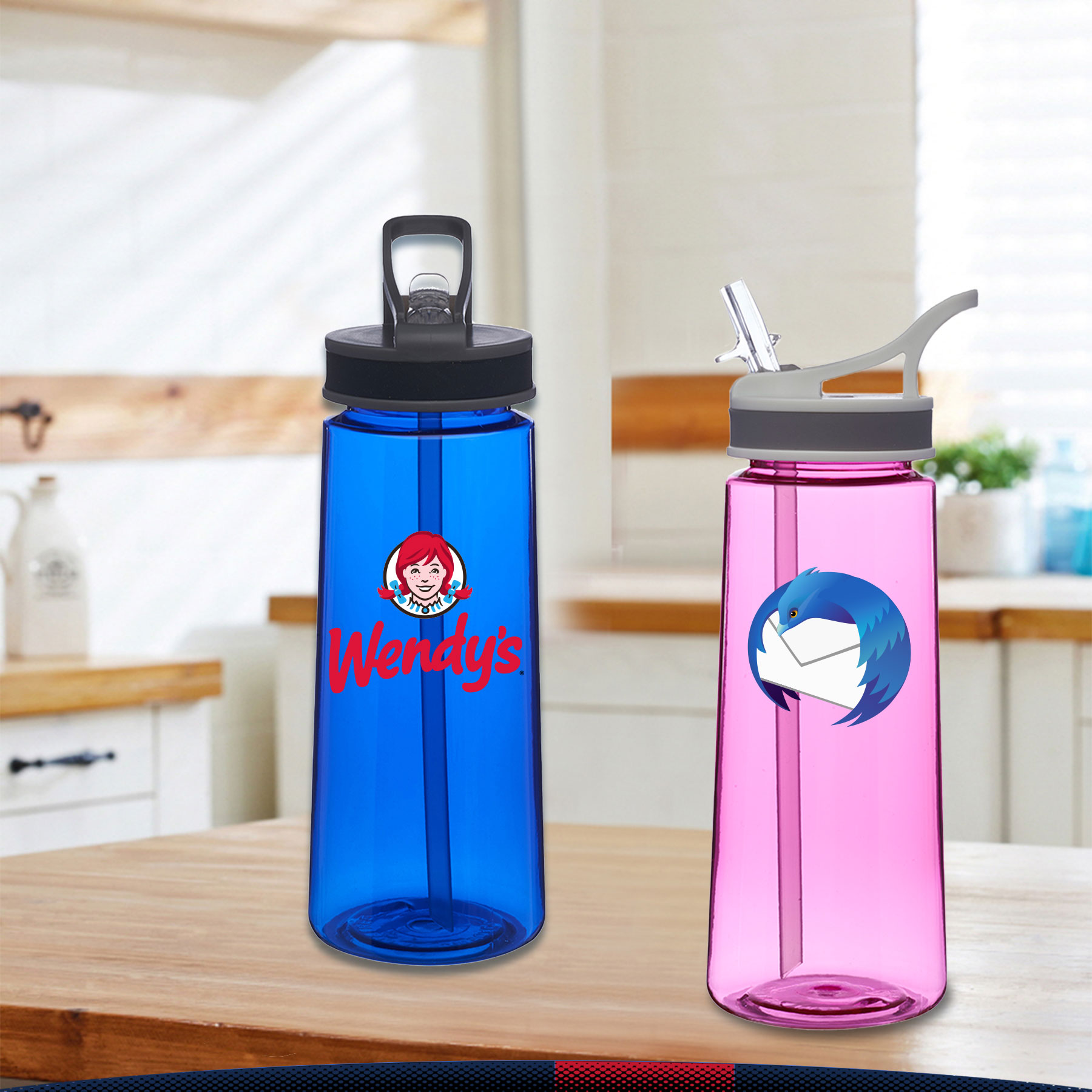 Taland Plastic Water Bottle - 22 OZ. 3