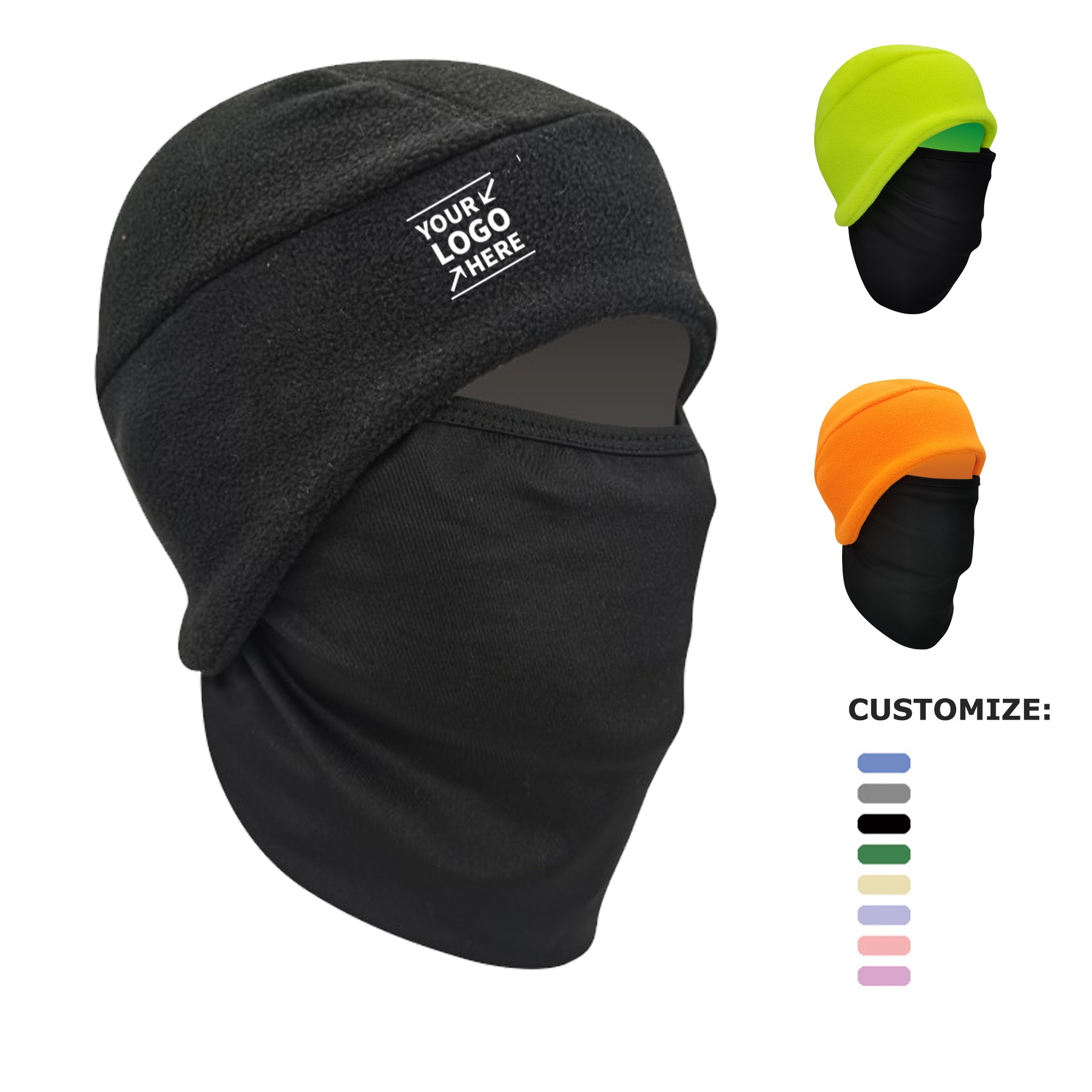 2 in 1 Fleece Hat For Man 1