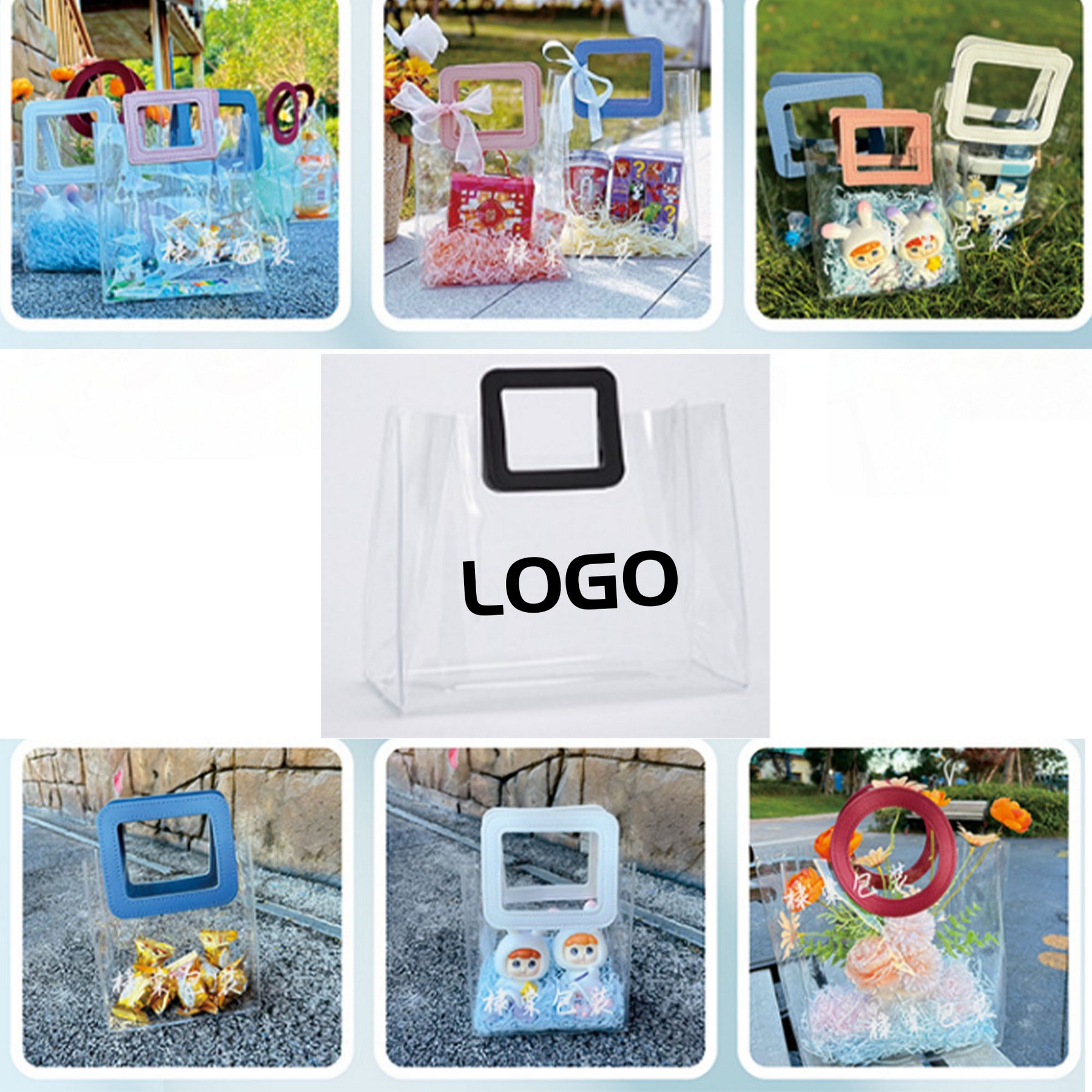 Clear Gift Bags 4