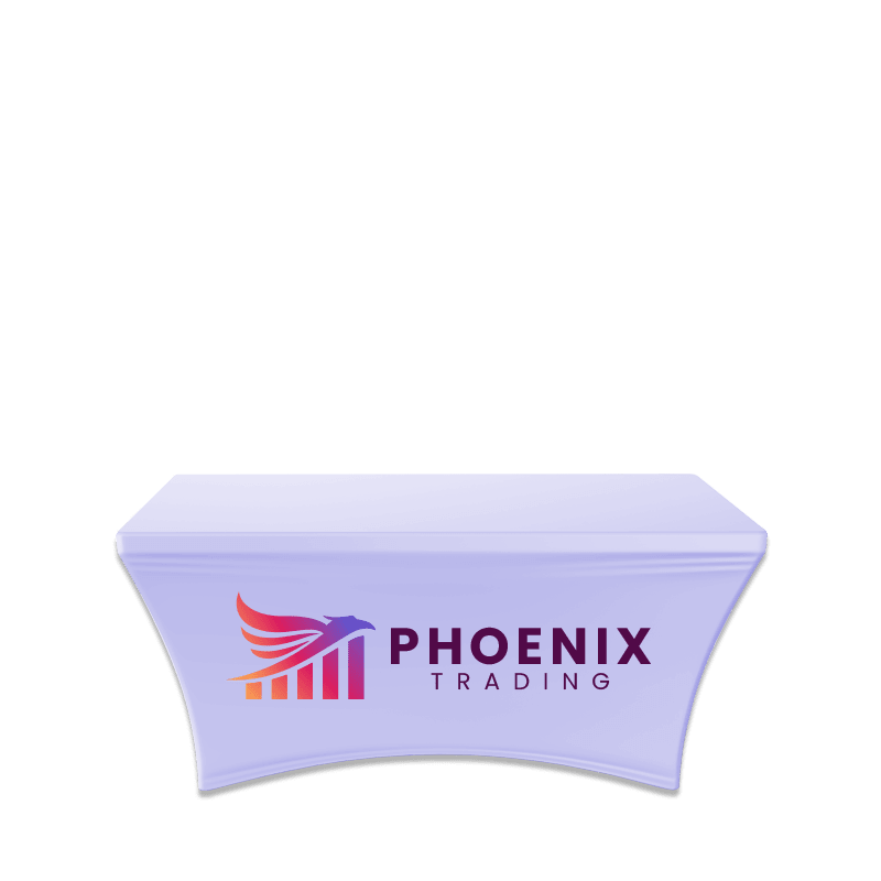 6FT Stretch Spandex Trade Show Table Cover - Full Color Imprint 11