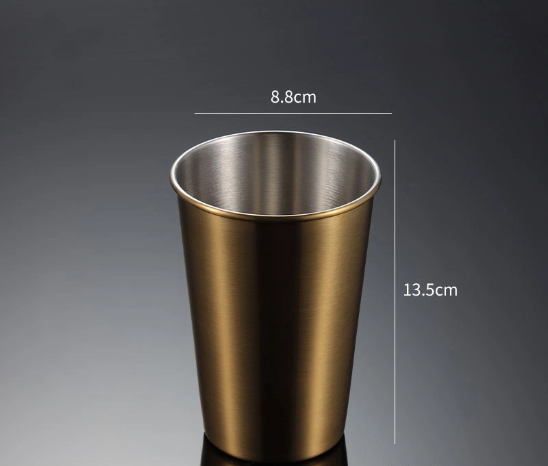 16 Oz Reusable Rainbow Stainless Steel Cup 4