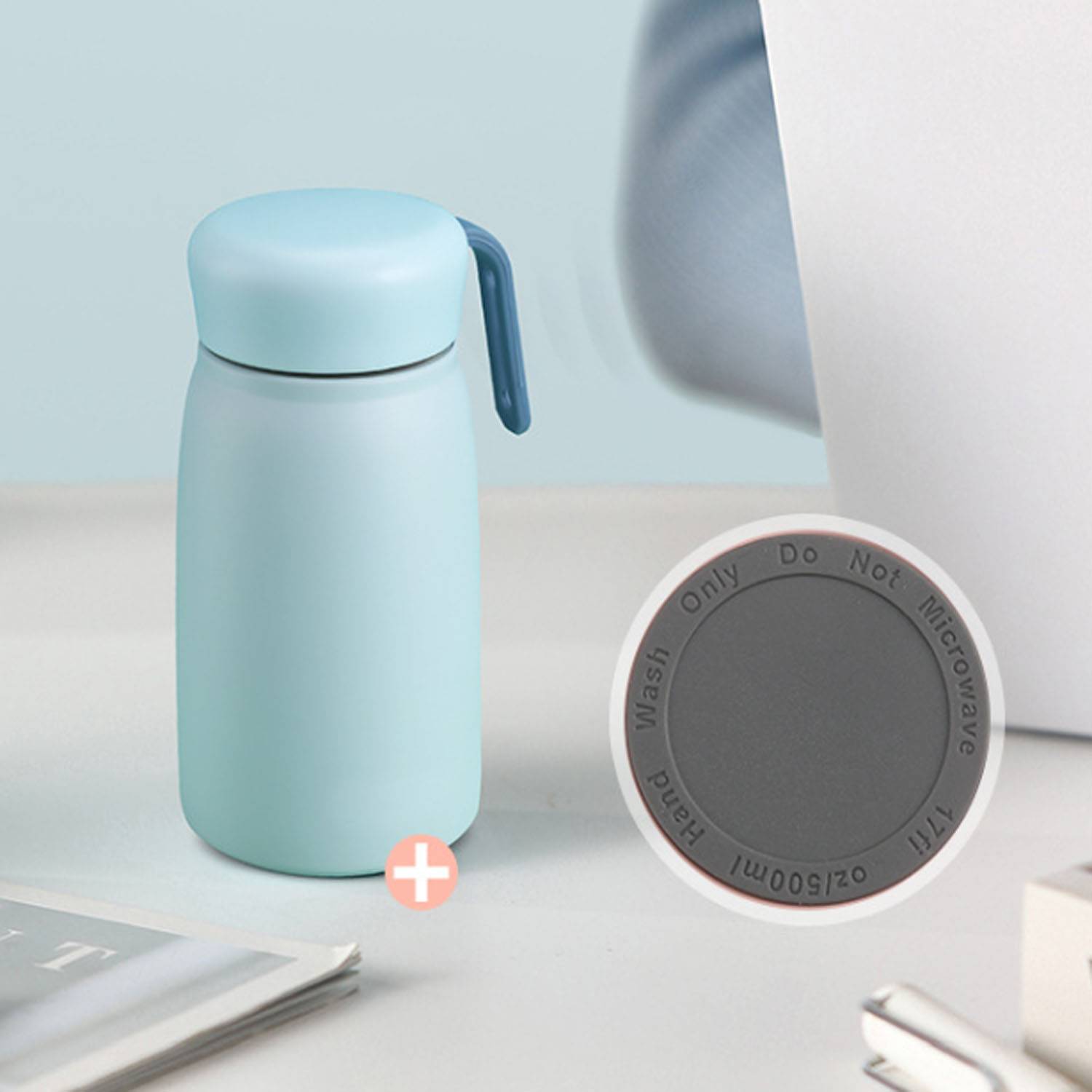 12oz Lightweight Portable Stainless Steel Insulated Bottle 6