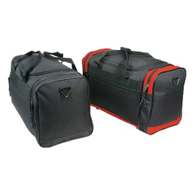 Duffel Bag (black with red trim) 2