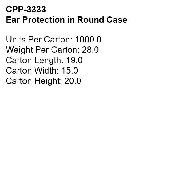 Ear Protection in Round Case 6