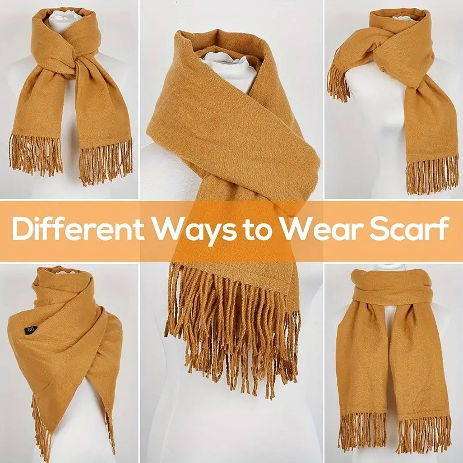 Winter Smart Heated Warm Scarf 7