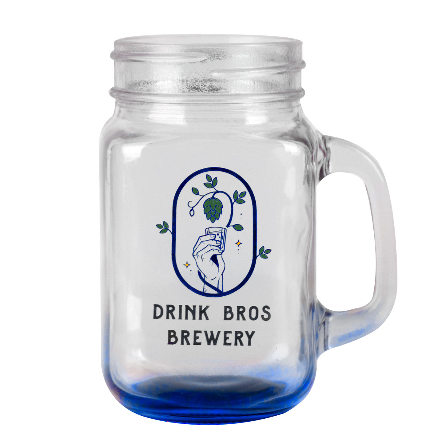 16 oz. Sunny Day Mason Jar (2 Color Imprint) 2