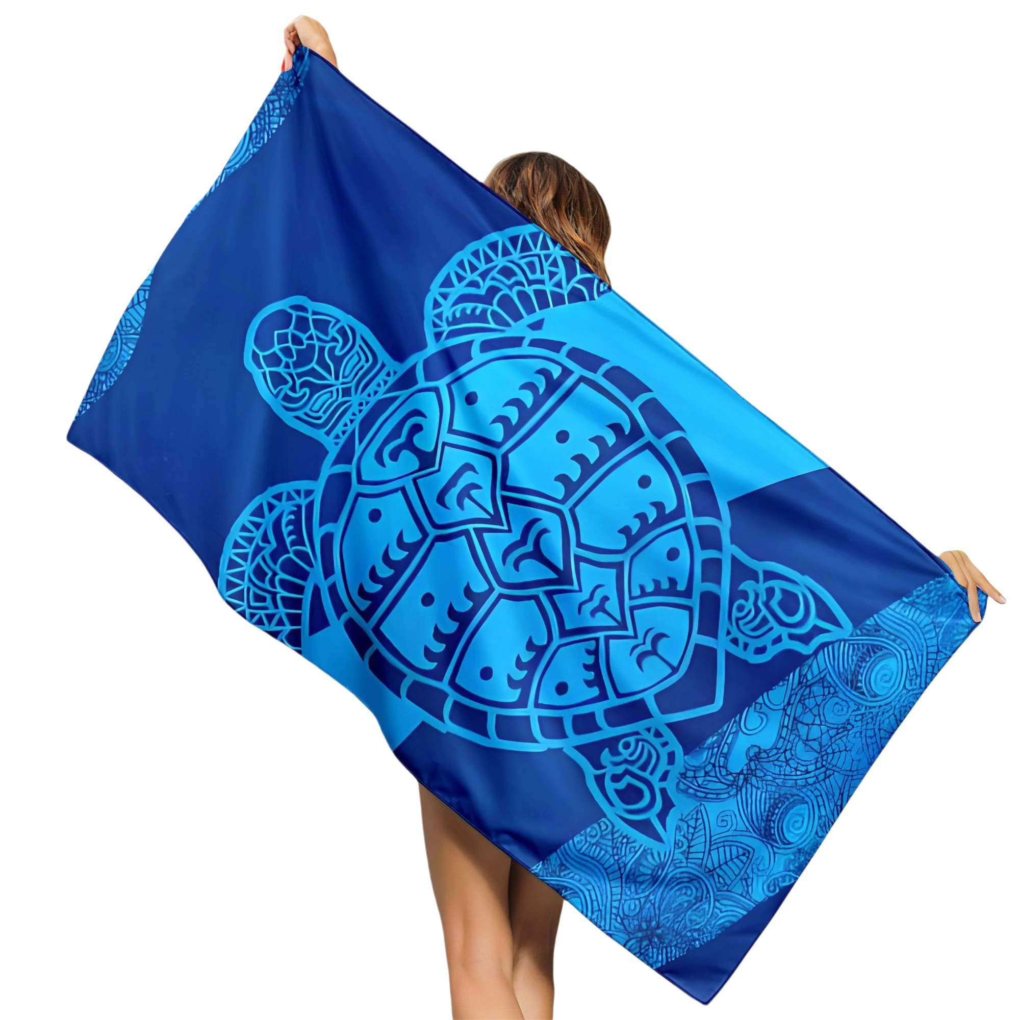 Premium Microfiber, 30 x 60, Mid-Weight, Color Beach Towel 21