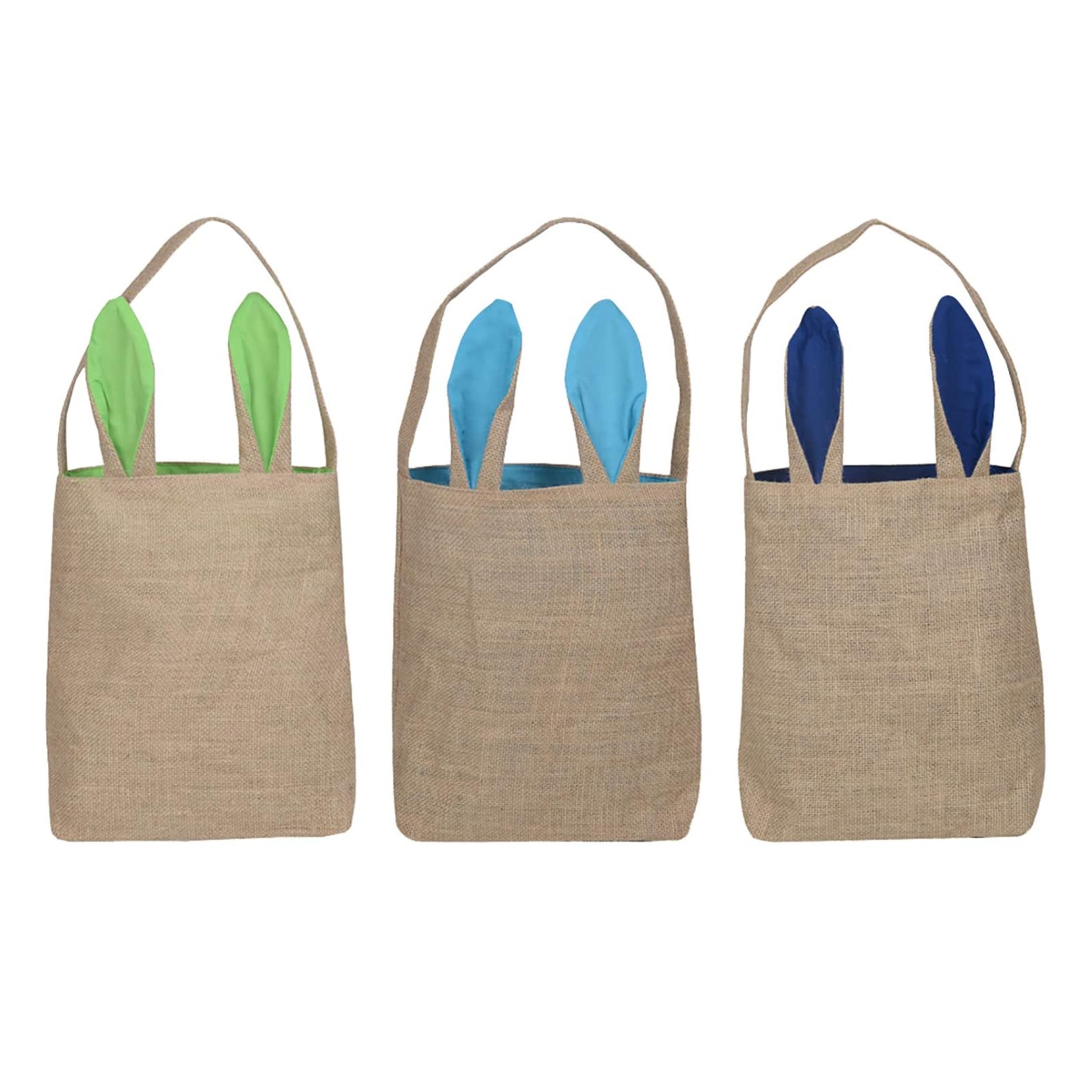 Easter Bunny Bag Basket, custom tote bag with logo imprint 3