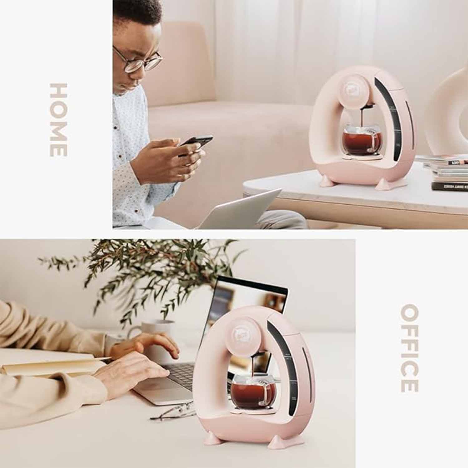 Kitchen Office Automatic Mini Drip Coffee Brewer 8