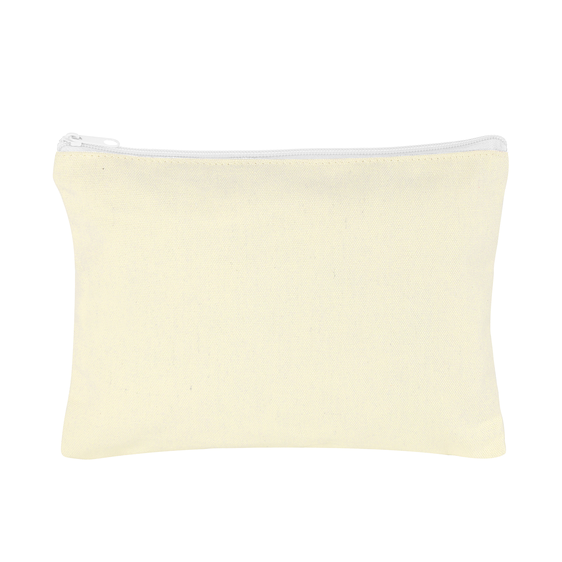 Large Travel Cotton Canvas Zip Pouch 24