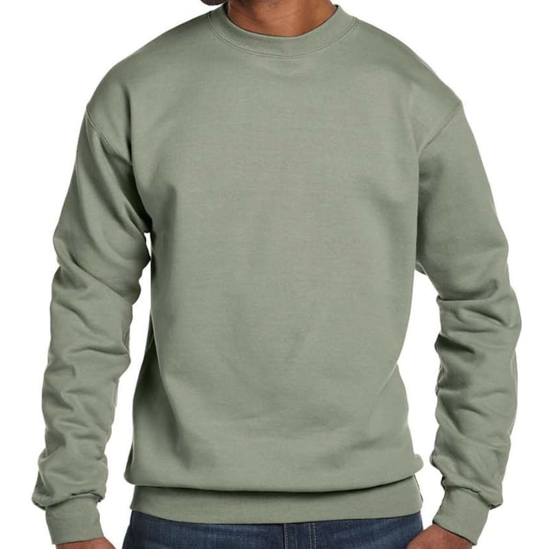 Hanes 7.8 Oz. ComfortBlend® EcoSmart® 50/50 Fleece Crew, custom hoodie or sweatshirt with logo imprint 2