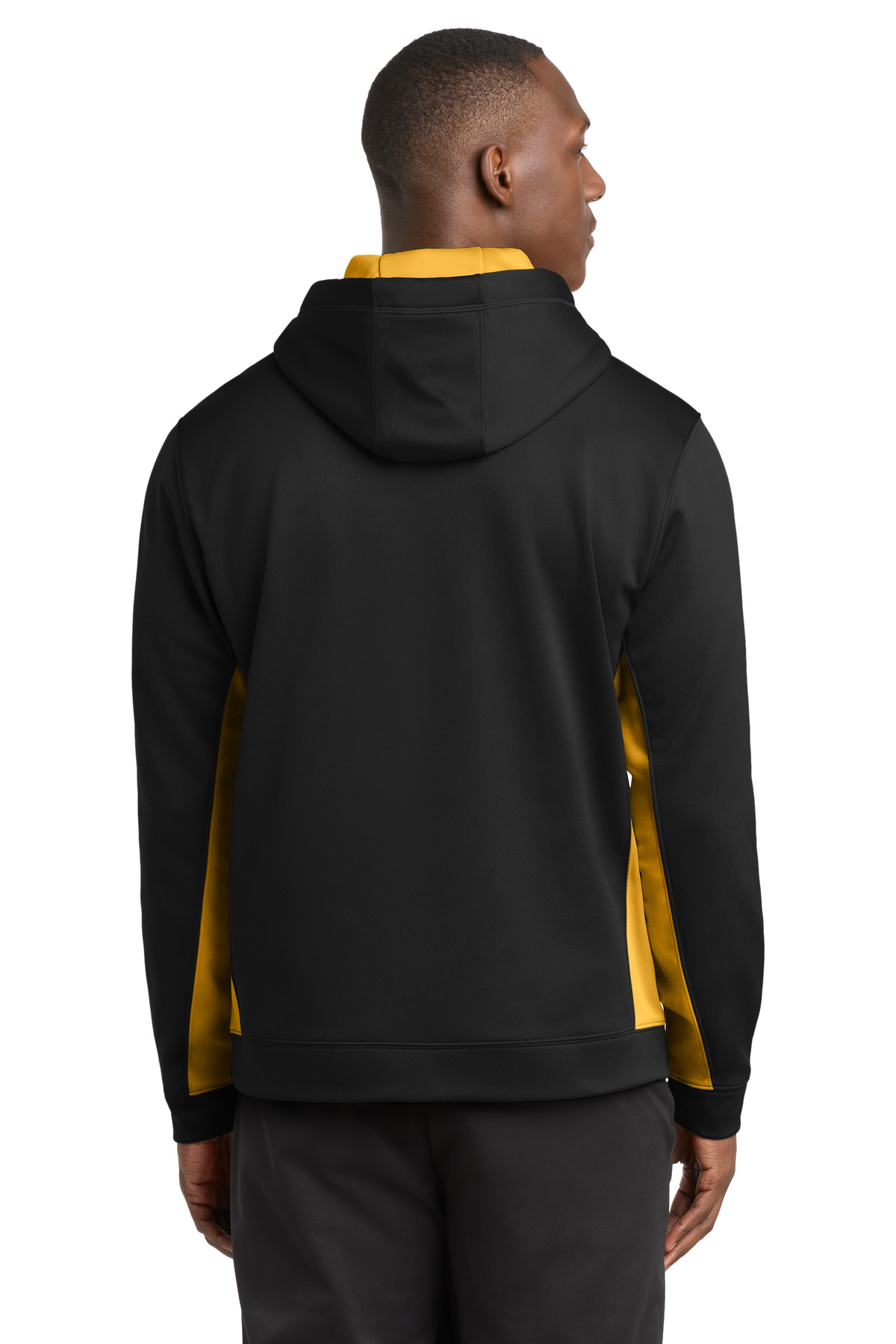 Sport-Tek Sport-Wick Fleece Colorblock Hooded Pullover. ST235 12