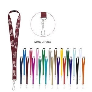 3/4 Inch Screen Printed Polyester Lanyard 6
