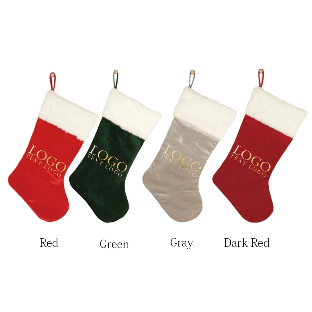 Velvet Christmas Stockings 6