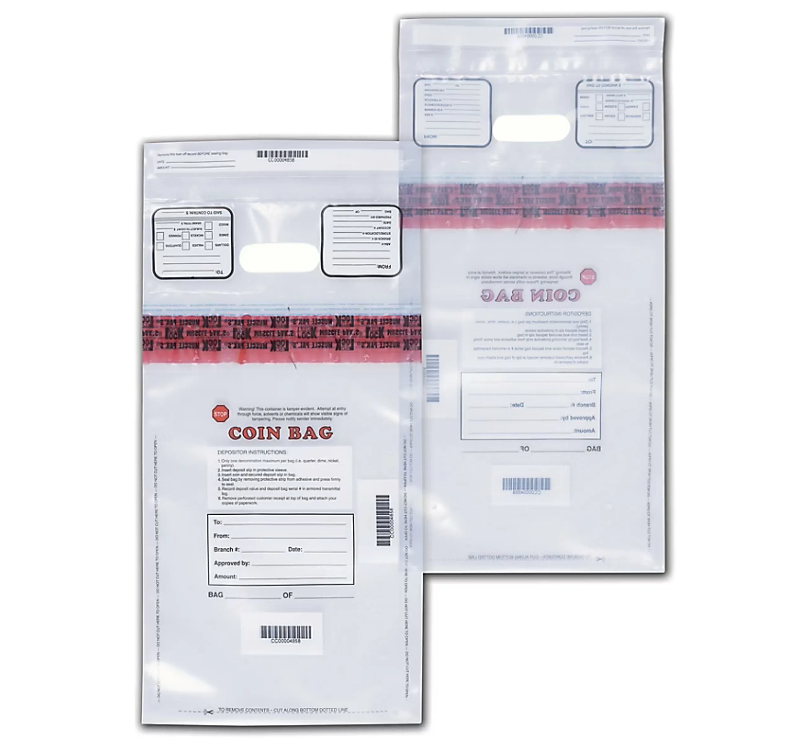 Deposit Bags, Heavy Duty Coin for Banking 2