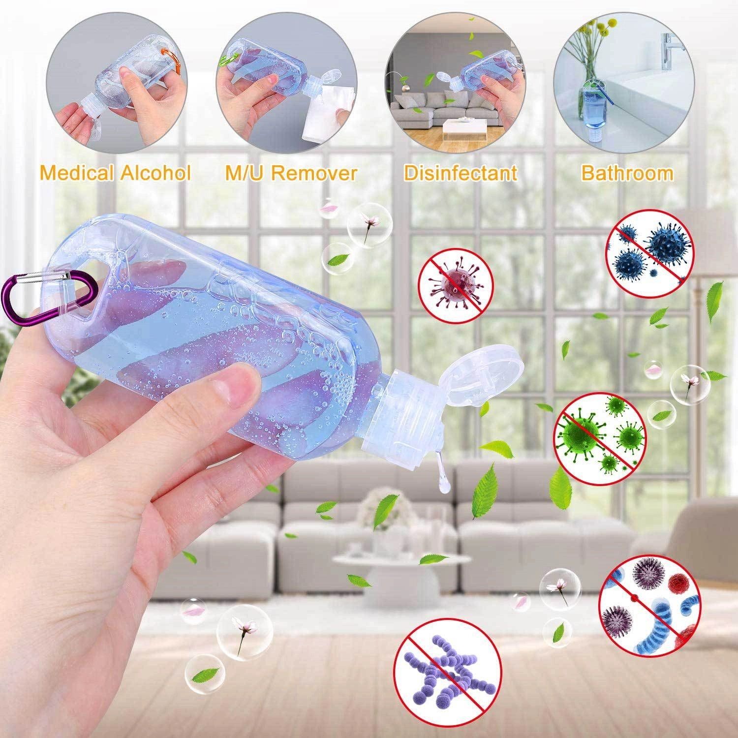 Small Pocket Mini Sanitizer Bottle 4