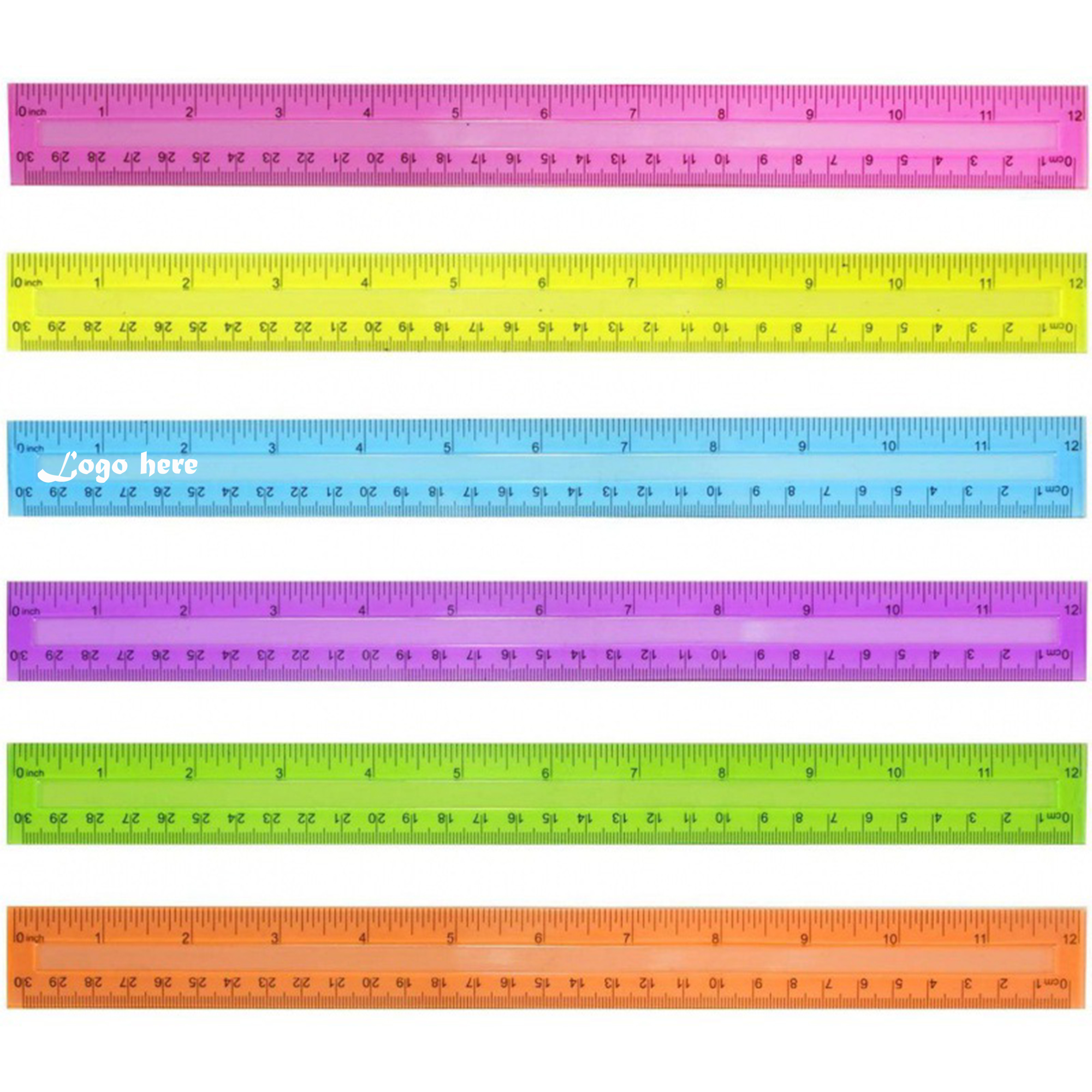 Colored Transparent Ruler 2