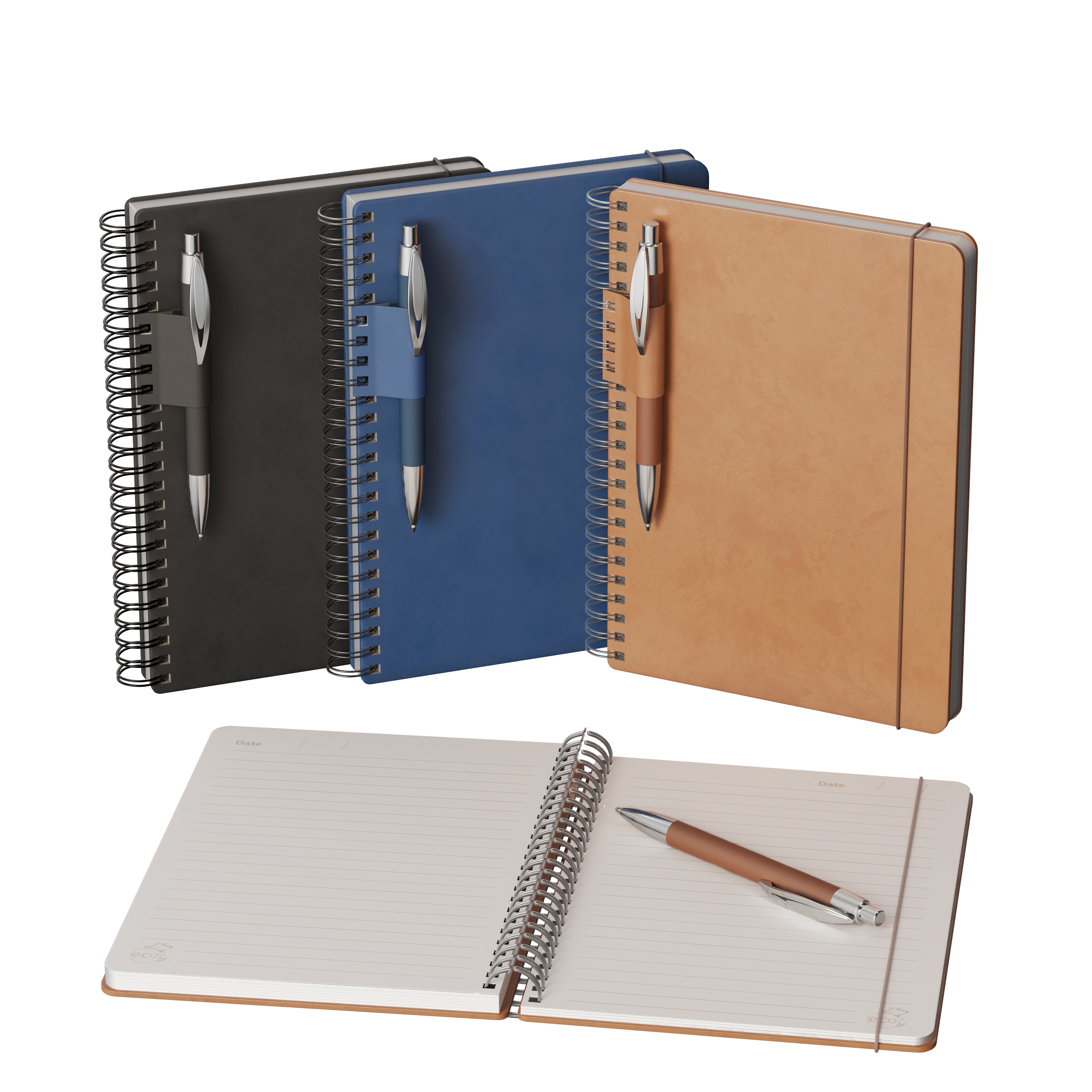 Preston spiral journal pen combo 2
