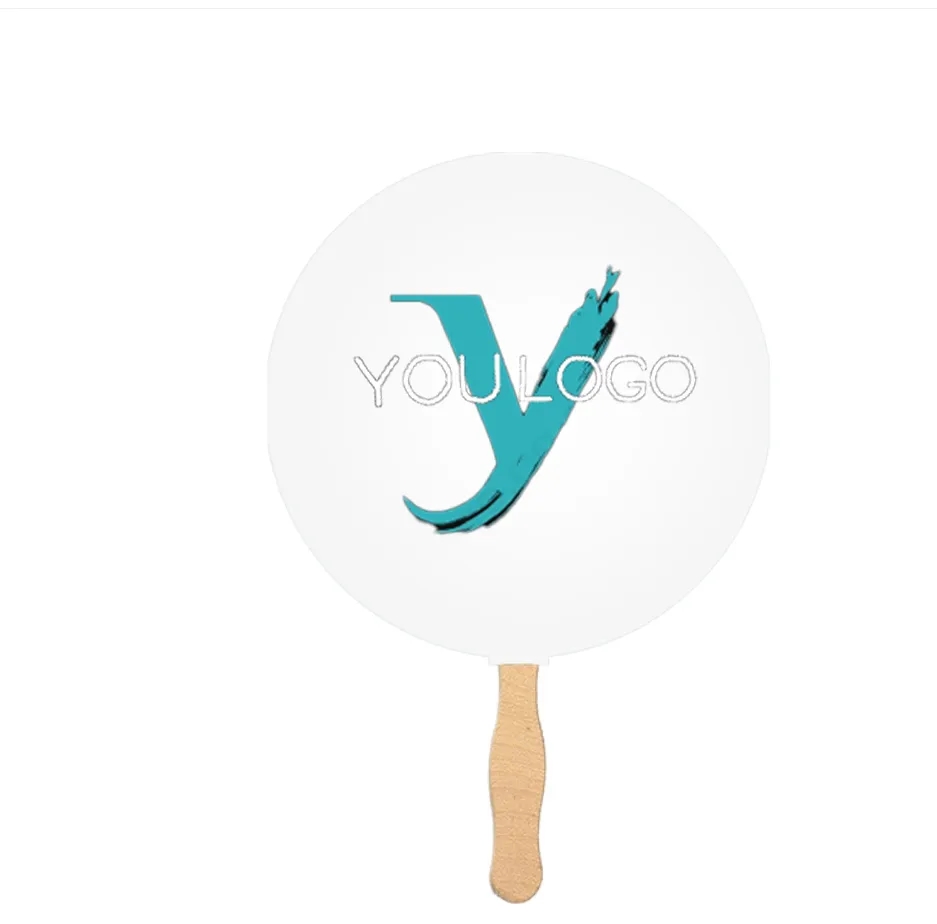 Customized Paper Fans In Various Shapes 4