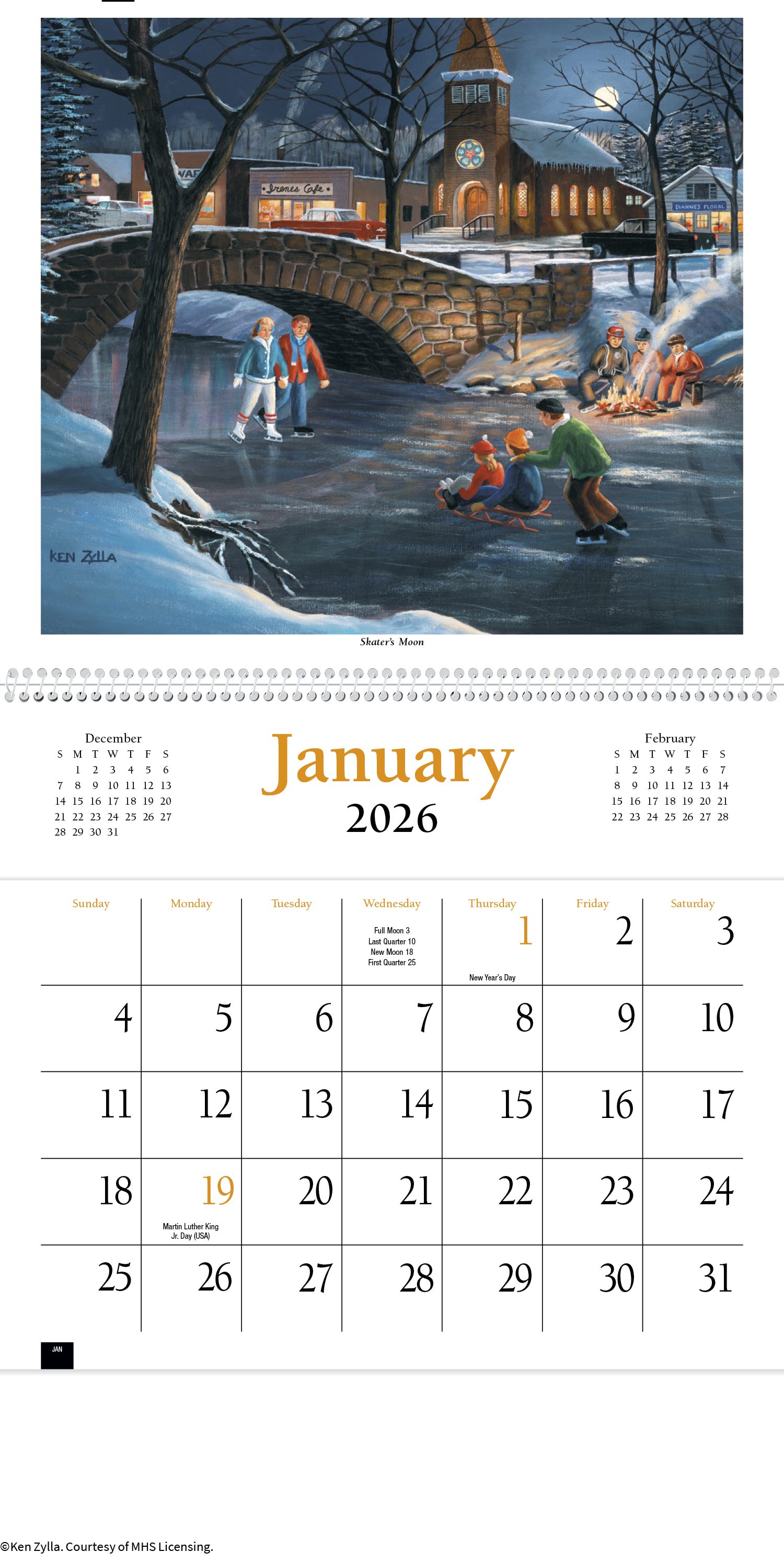 HotLine® Products America Remembered Pocket Calendar 3