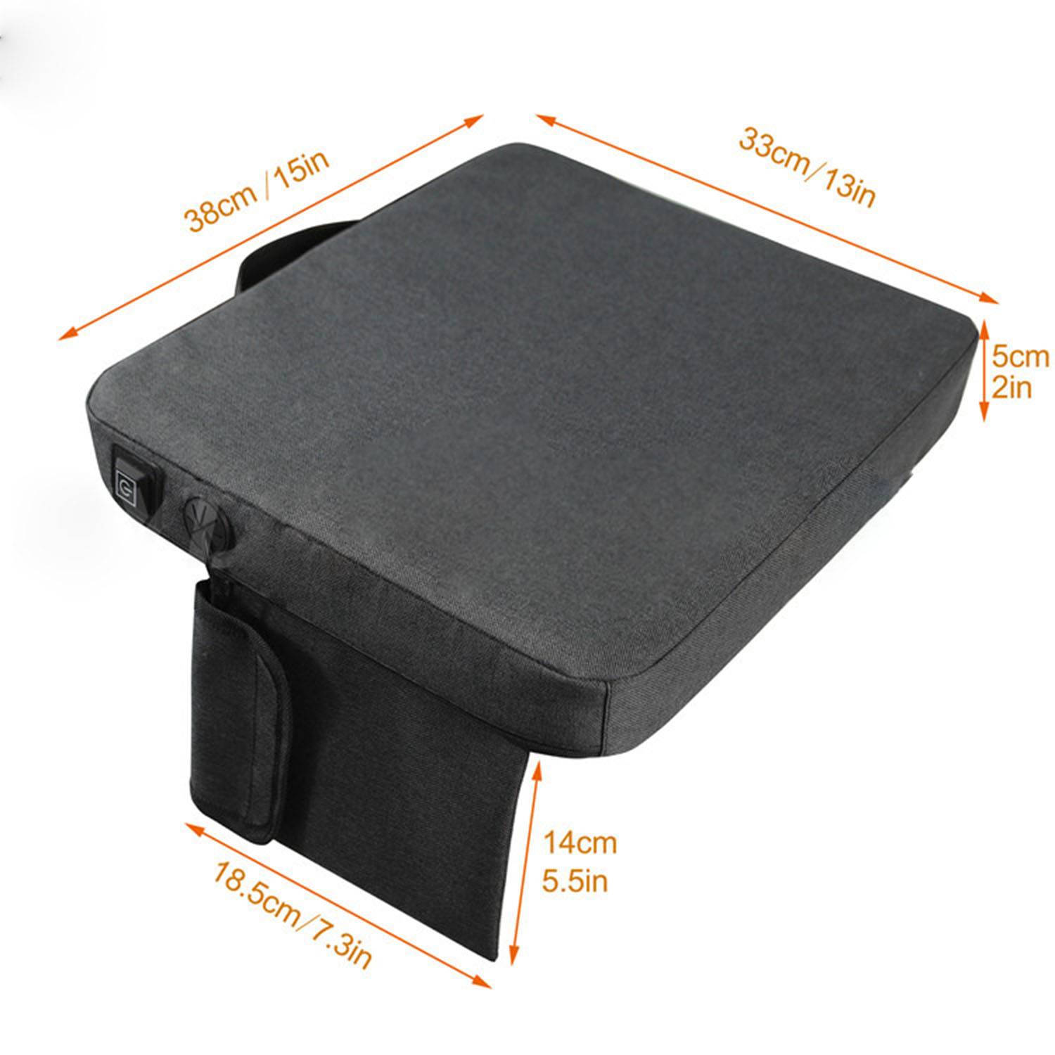 Outdoor camping USB heated seat cushion 7