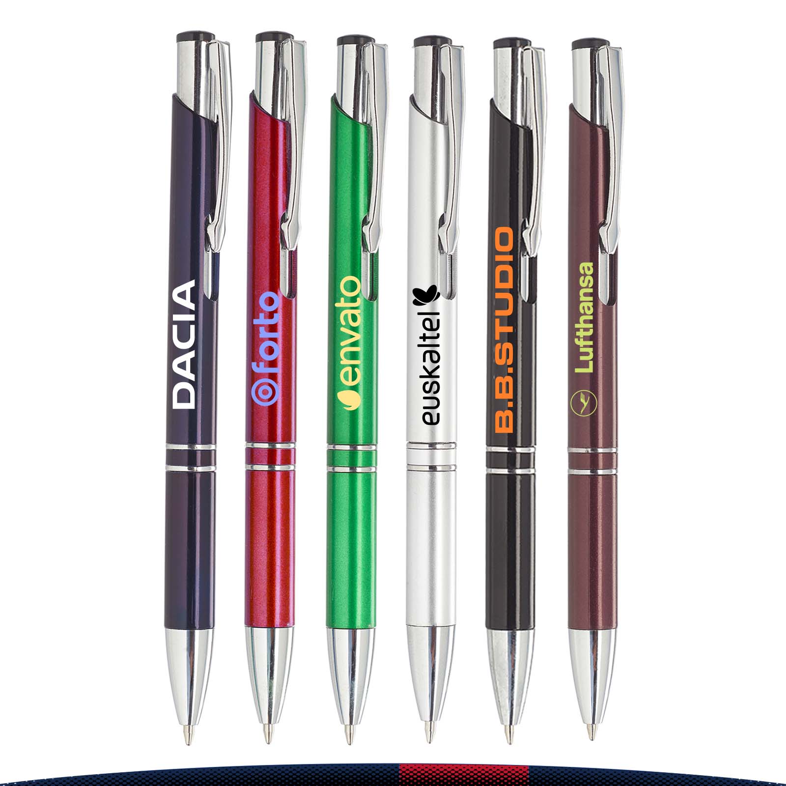 Plov Retractable Plastic Ballpoint Pens 7