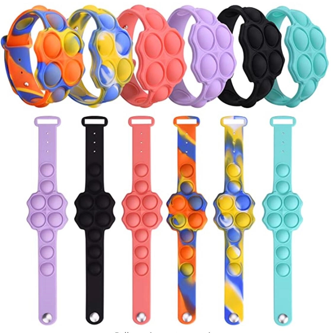 Push Pop Bubble Sensory Fidget Toy Bracelet 2