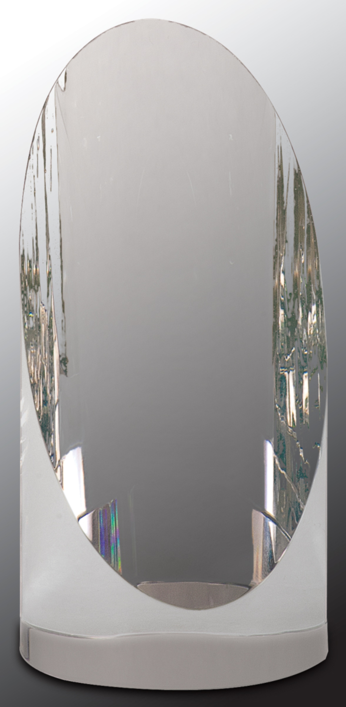 5 1/2" Crystal Cylinder Award 3