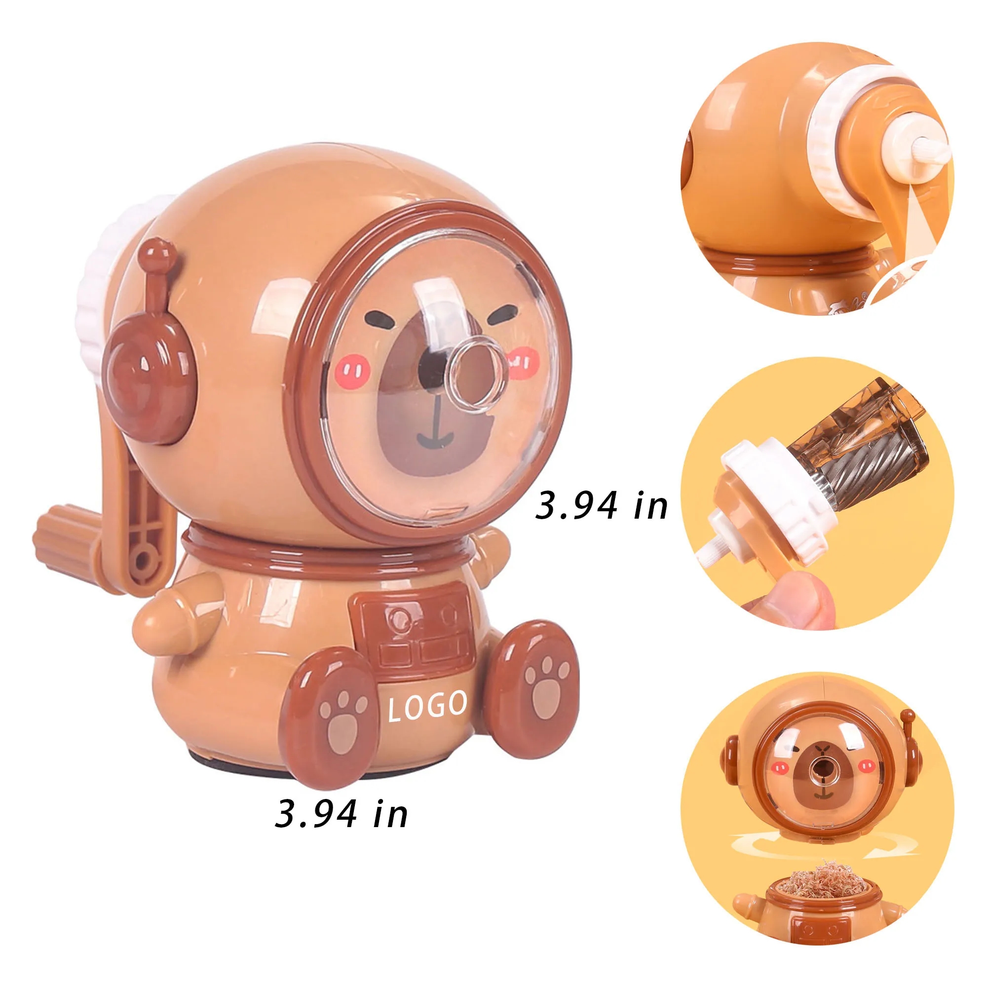 Plastic Pencil Sharpener With Logo For Safety,Sustainable