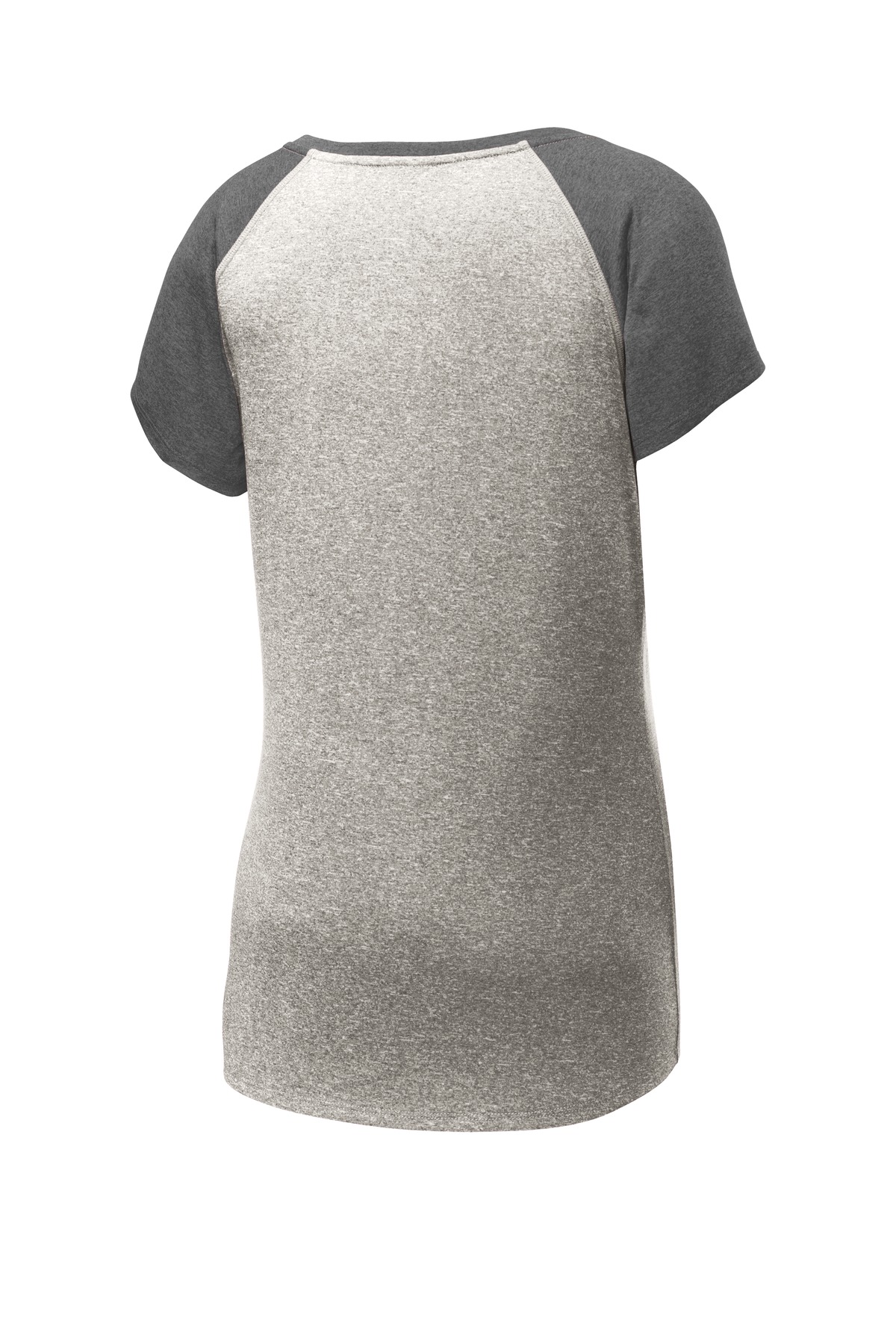 Sport-Tek Women's Heather-On-Heather Contender Scoop Neck Tee. LST362 43