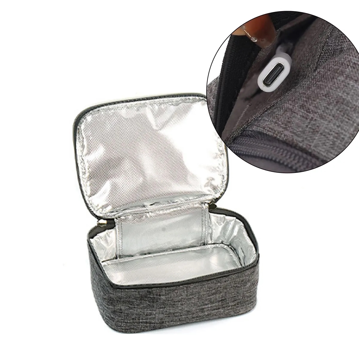 Waterproof USB Heated Lunch Bag For Office & Outdoor 5