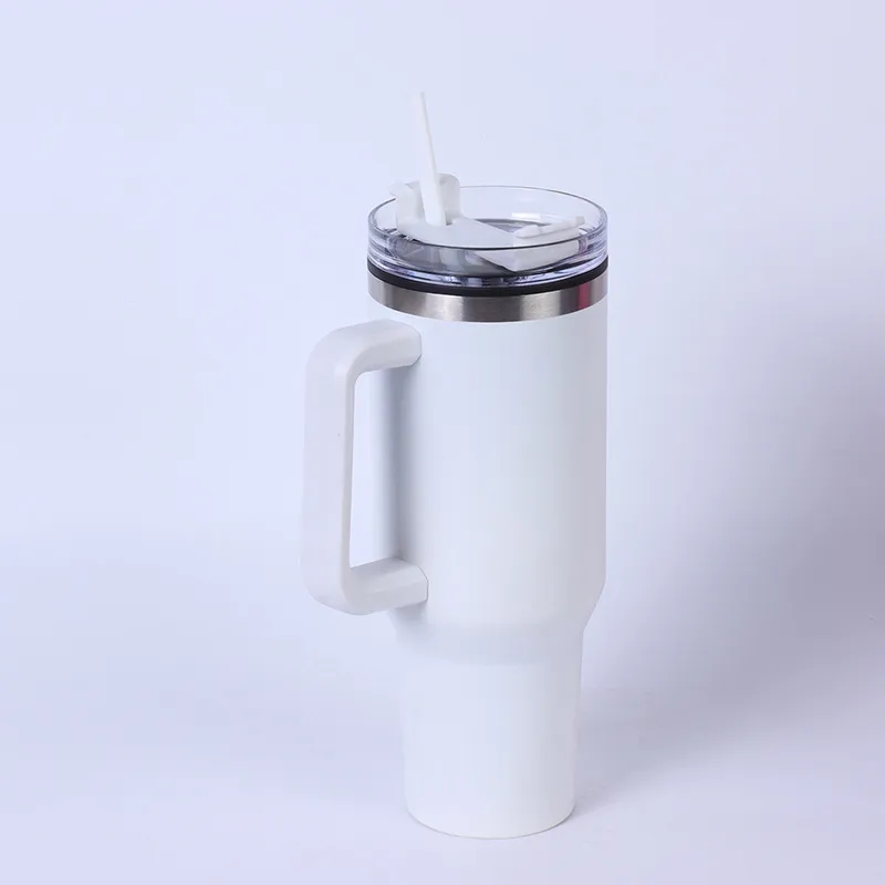40oz Stainless Steel Insulated Tumbler with Straw 6