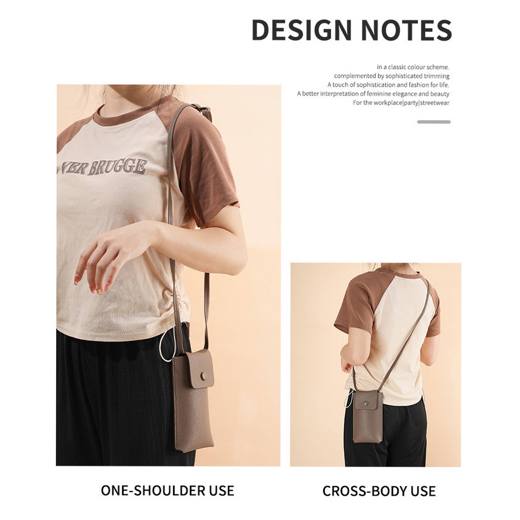 Pu Small Mobile Phone Crossbody Bag 1