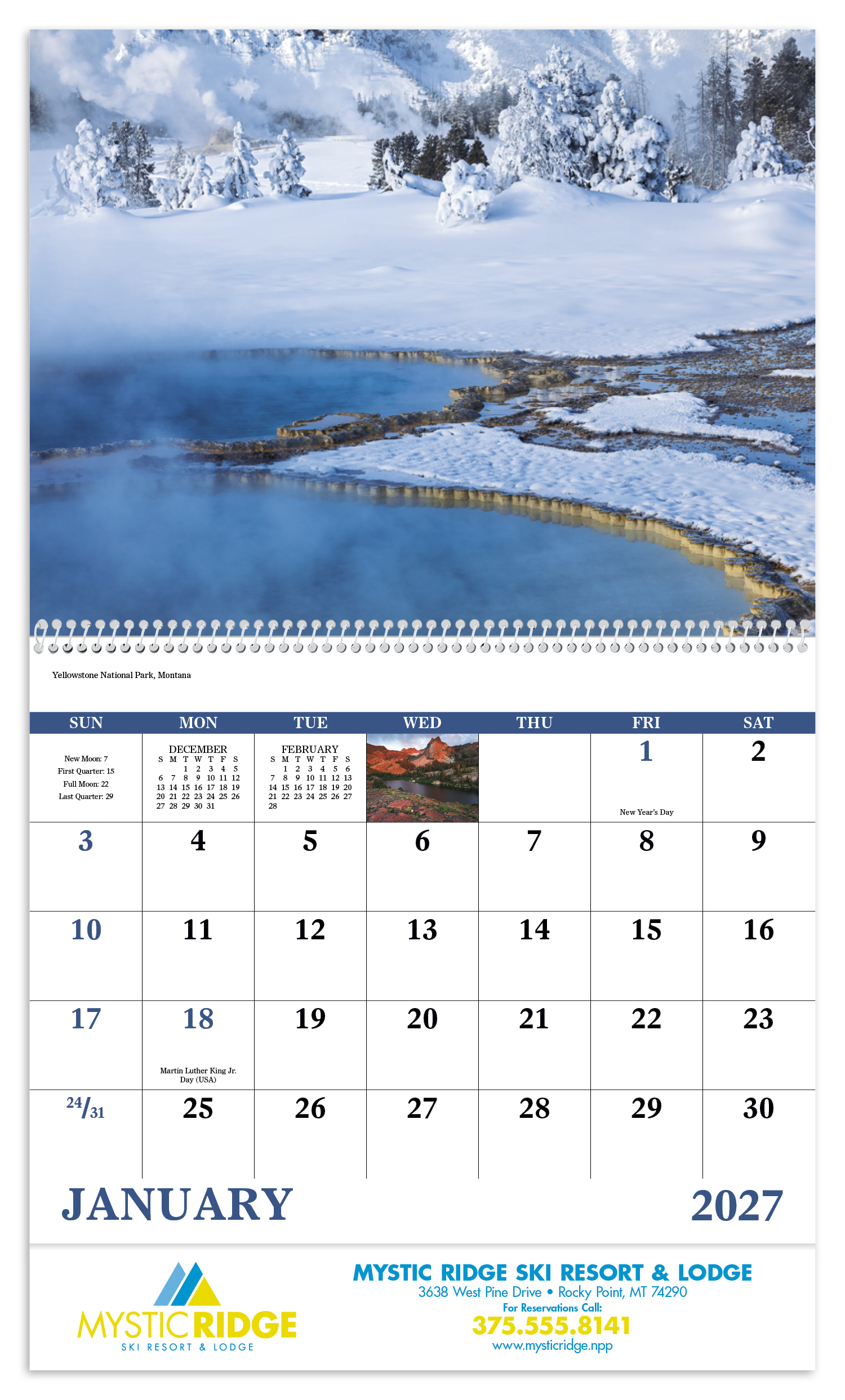 Good Value™ Rocky Mountains - Spiral Calendar 49