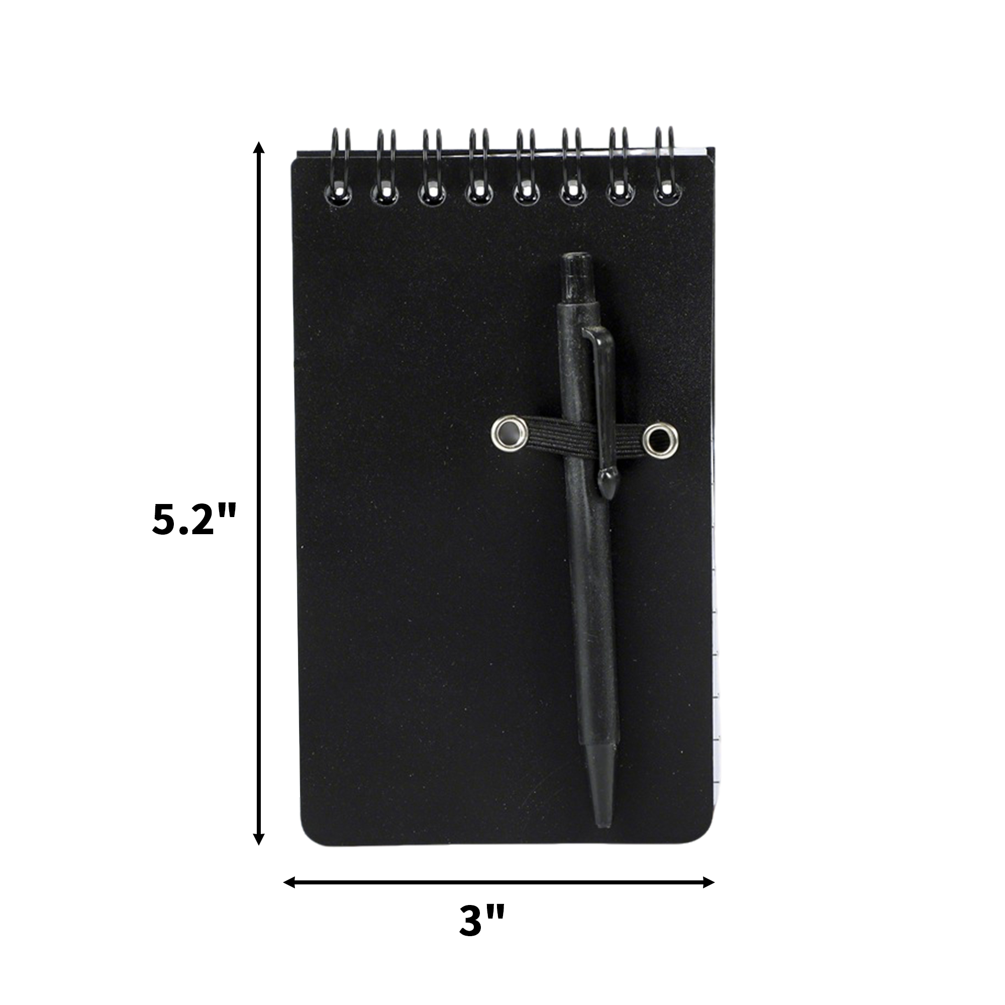 Pocket Spiral Notebook With Pen Polypropylene Cover 6