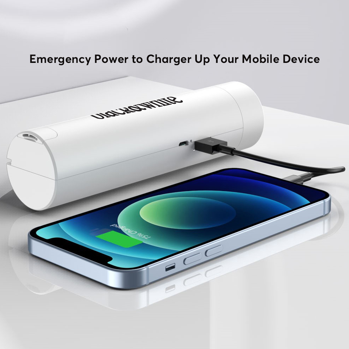 Mini LED Desk Lamp with Dimming, Phone Holder & Flashlight 3