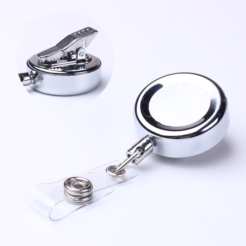 Metal Badge Reel with Alligator Clip 3
