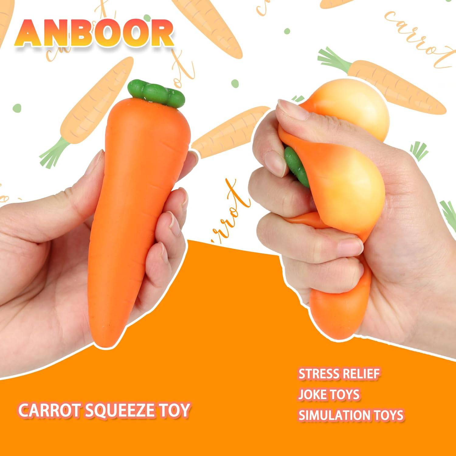 Carrot Stress Reliever 8