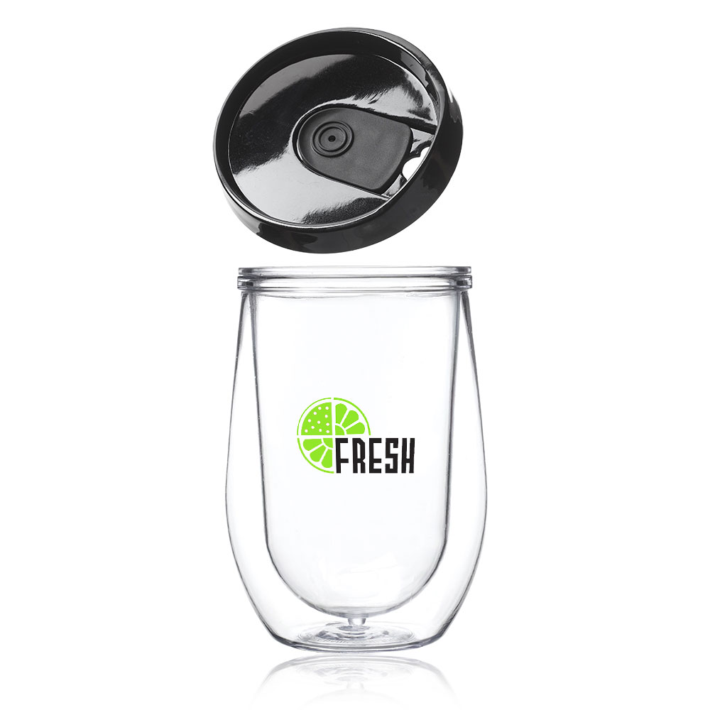 15 oz Double Wall Acrylic Tumbler w/ Black Top 3