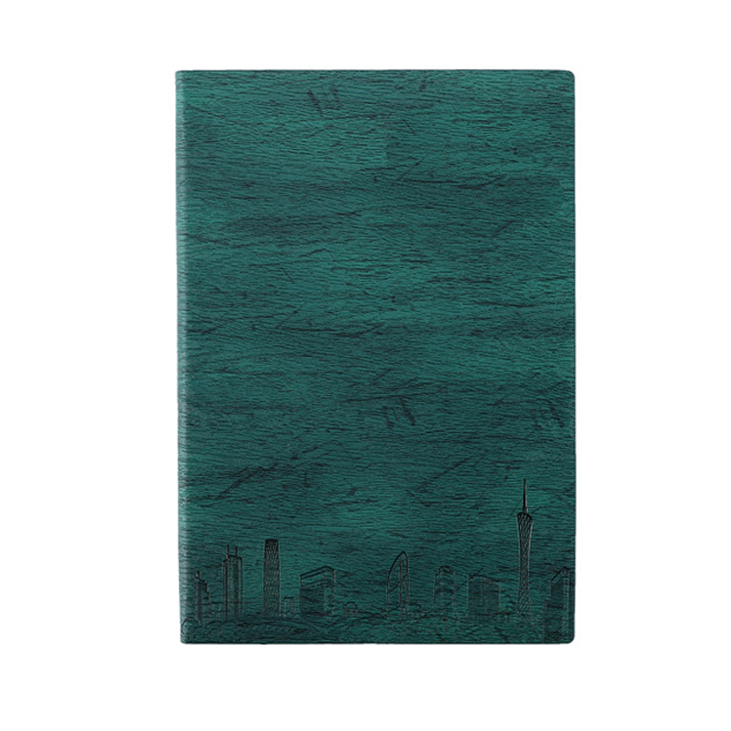 PU soft leather wood grain color changing business notebook 4