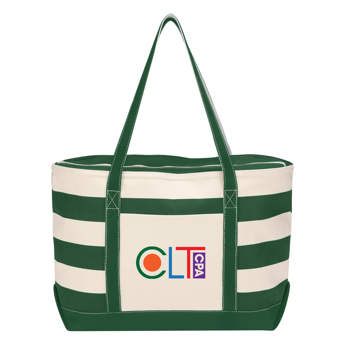 18 Oz. Cotton Canvas Nautical Tote Bag 9