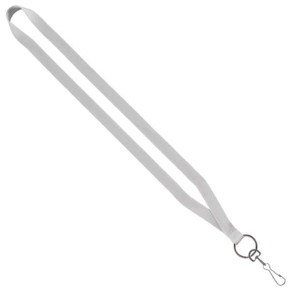 1/2" Polyester Lanyard with Sewn Metal Swivel Snap Hook 3
