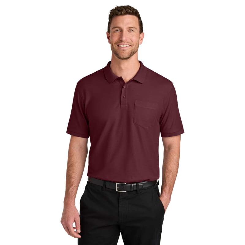 Port Authority Wearever Signature Pique Pocket Polo 34