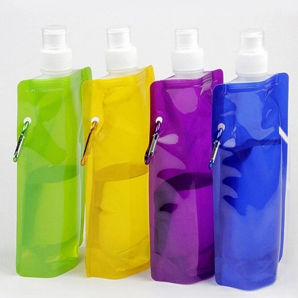 Collapsible Portable Water Bag Pouch Bottle 2