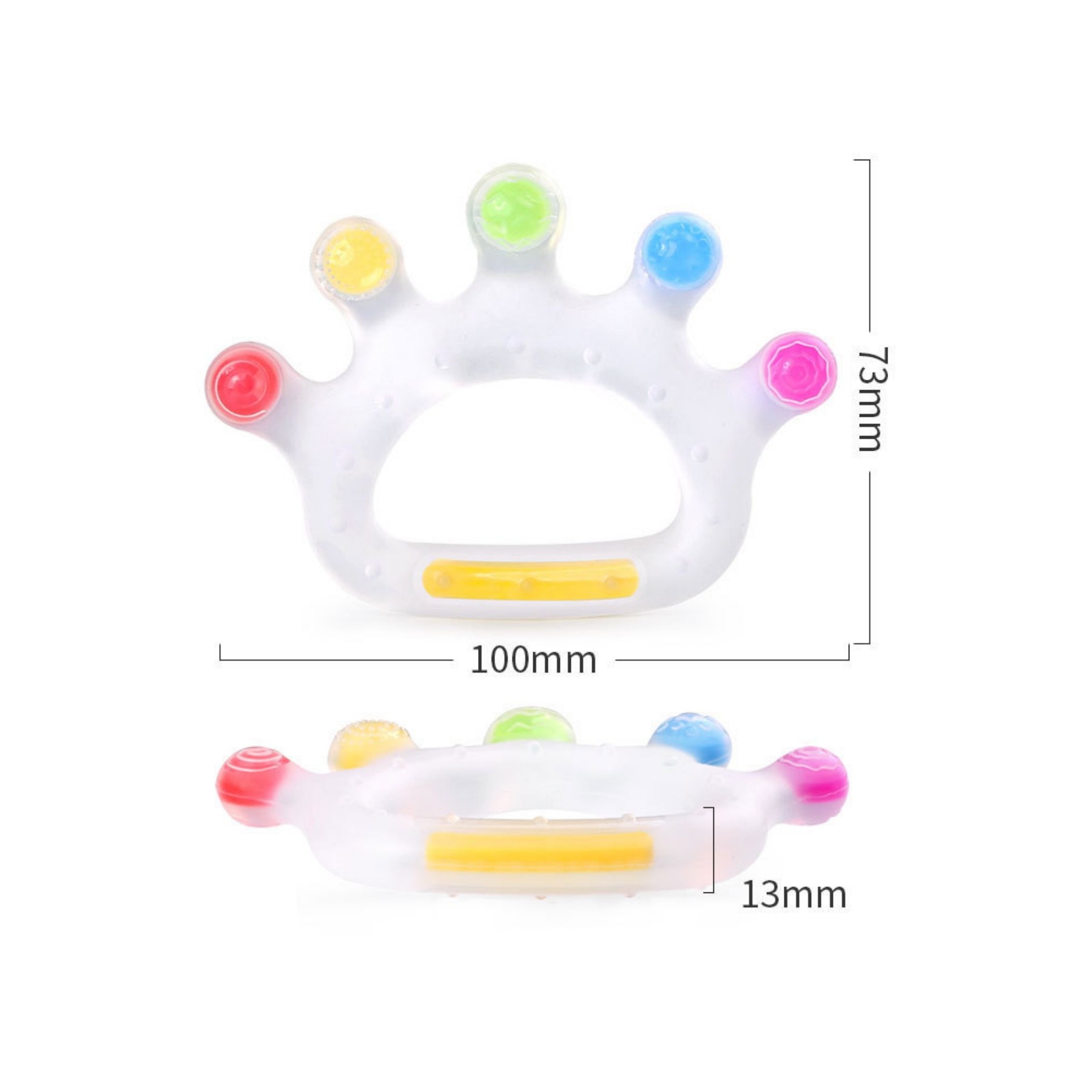 Soft Silicone Baby Soothing Teether Pacifier 2