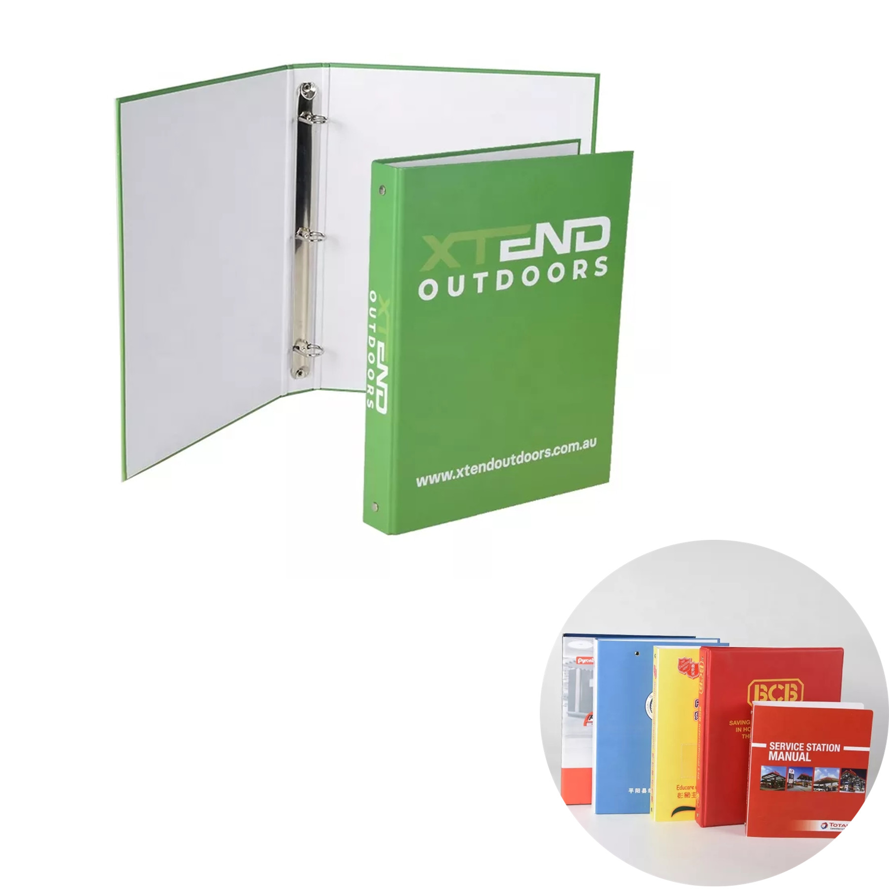 Custom Printing 3 Ring Binder Paper File Folder 2