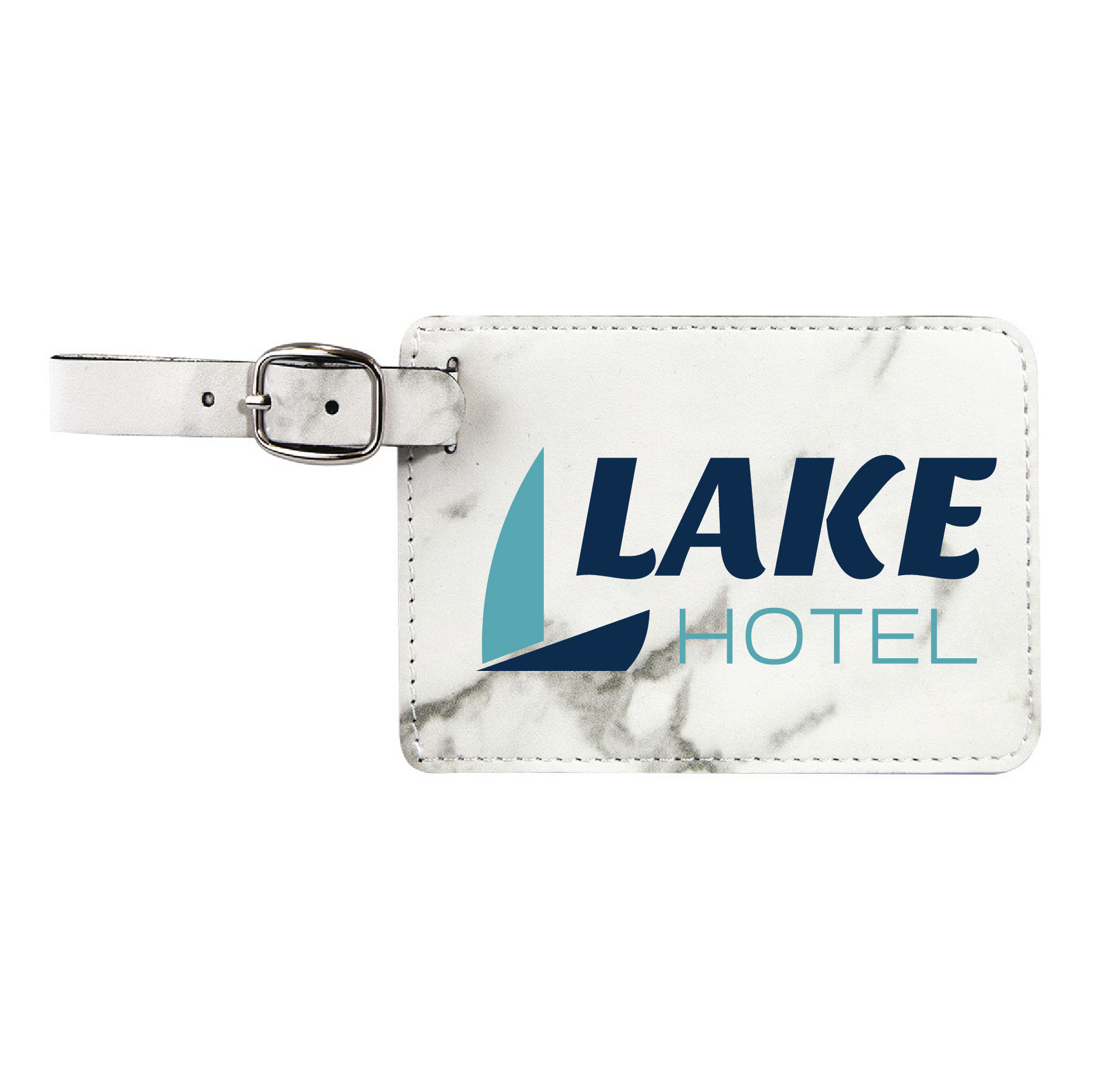 Marble Leatherette Luggage Tag 4